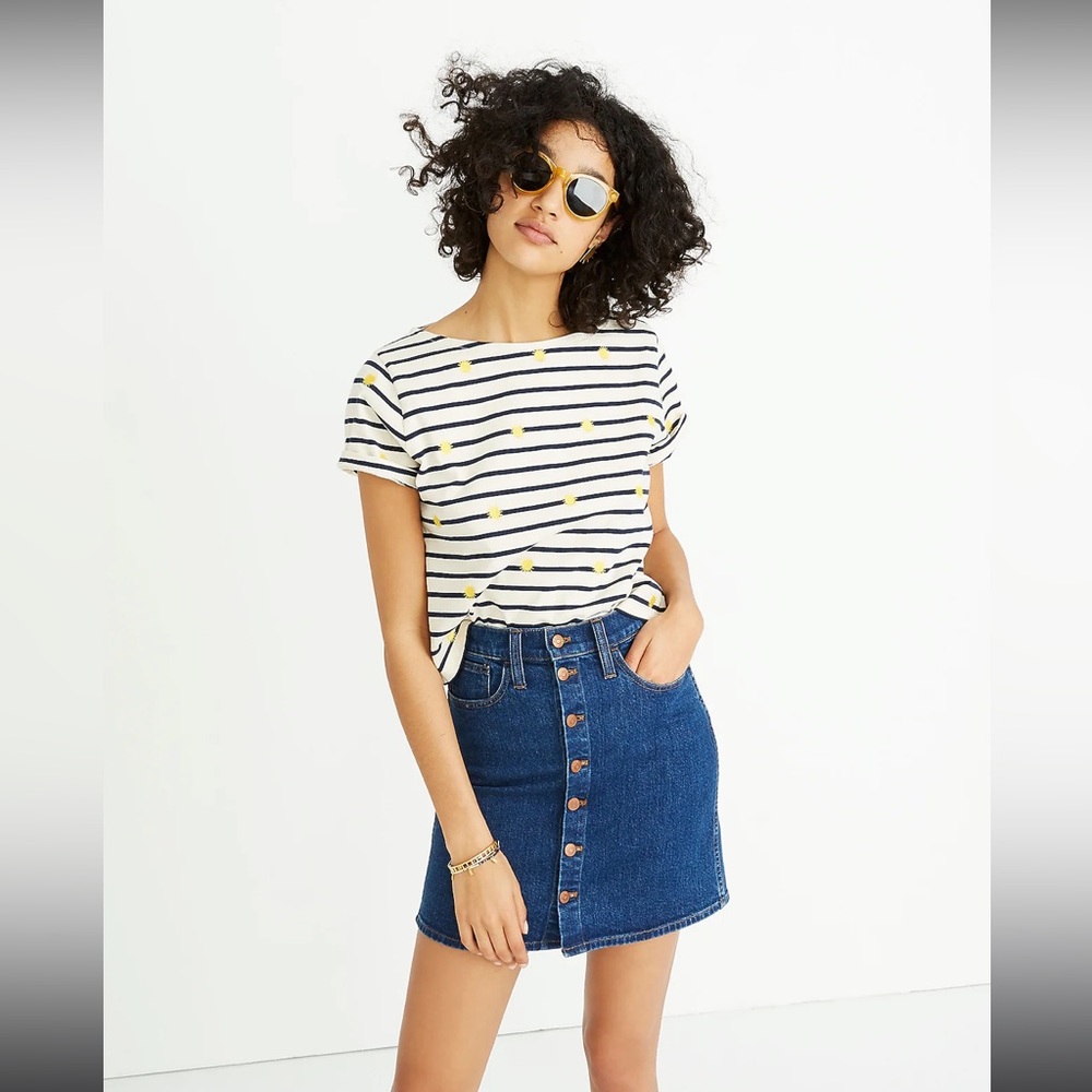 Madwell Denim Mini Skirt